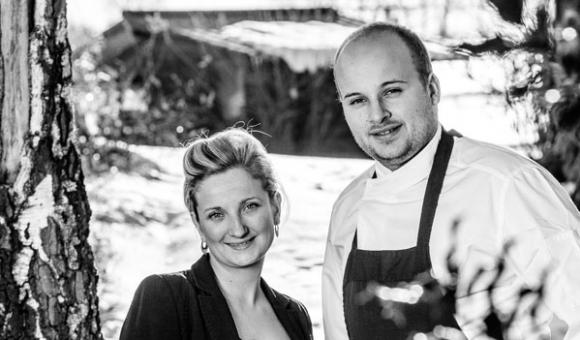 Marie-Charlotte Portois and Thomas Troupin from the restaurant La Menuiserie