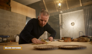 Yves Dejardin de Art Maker dans son atelier Yves Dejardin de Art Maker dans son atelier