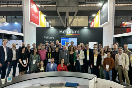 The WBI, AWEX, FIT and hub.brussels delegation to the Smart City Expo in Barcelona in November 2022 © WBI