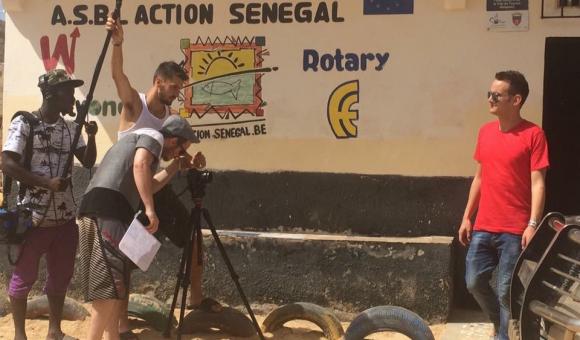 Tournage au centre d'Action Sénégal