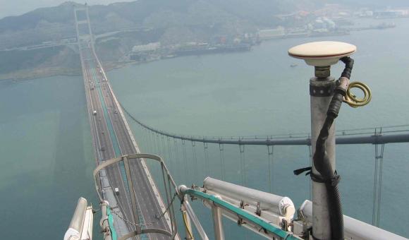 GNSS surveillance of large bridges