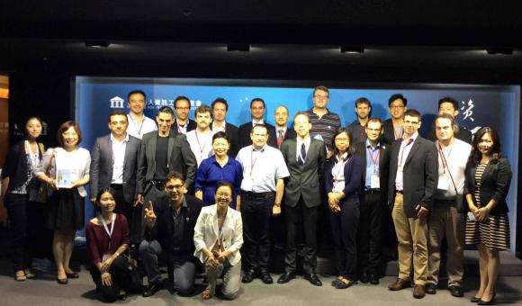 The group visiting the Institute for Information Industry (Taiwan)