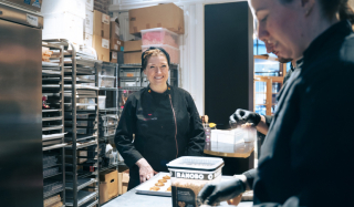 Mélanie, founder of Carré Noir
