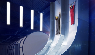Le Free Fall Slide (c) Euro Space Center - dbcreation Le Free Fall Slide (c) Euro Space Center - dbcreation