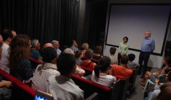 Débat durant le festival au Cambodge (c) DGWBHanoi
