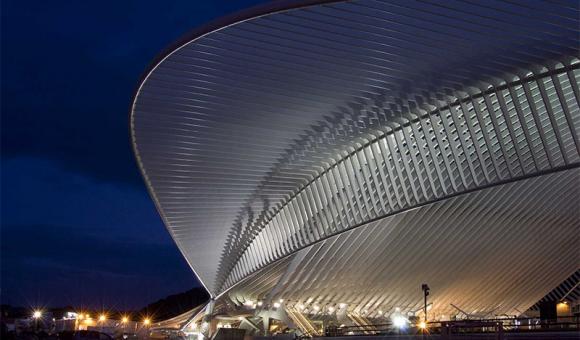 Gare de Liège Guillemins dessiné par l'architecte Calatrava (c) Alain Janssens 