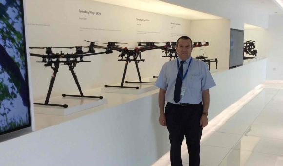 Drone Valley en visite chez DJI - Constructeur de drones