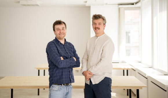 Grégory Meys et Arnaud Latiers, cofondateurs de Karno Energy