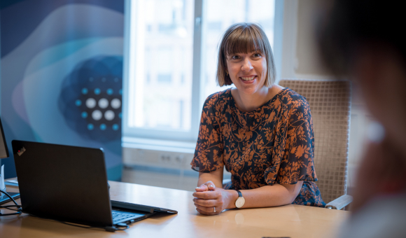 Amandine Pekel, Conseillère Economique et Commerciale de l’AWEX à Stockholm © J. Van Belle – WBI