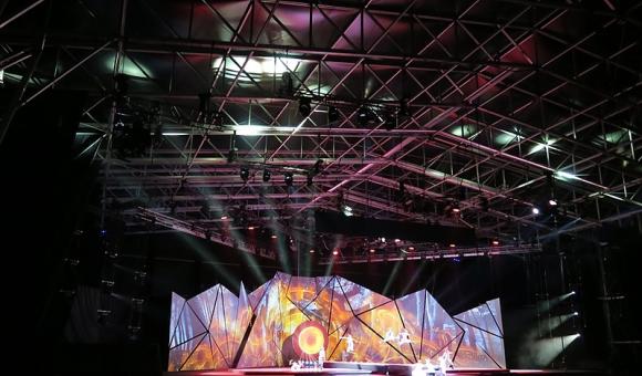 Scalada Vision show in Andorra.
