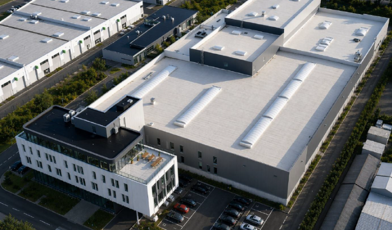 Le nouveau bâtiment d'EHP. (EHP Pictures)
