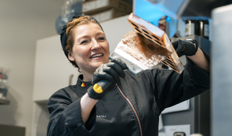 Photo de Mélanie, fondatrice de Carré Noir
