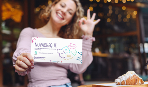 Le Novachèque est un outil pour soutenir les commerces locaux qui peut être employé par les services publics, les entreprises et les particuliers.