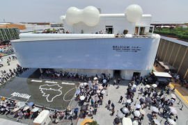 The Belgian pavilion at Expo Osaka 2025 ©WBI, J. Van Belle The Belgian pavilion at Expo Osaka 2025 ©WBI, J. Van Belle