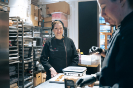 Mélanie, founder of Carré Noir