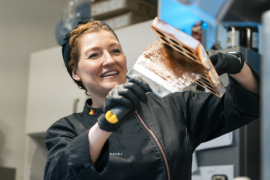 Photo de Mélanie, fondatrice de Carré Noir