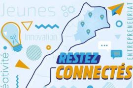 Affiche restez connectés