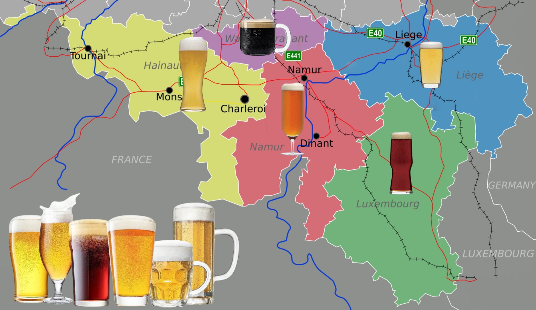 5 beer places in Wallonia